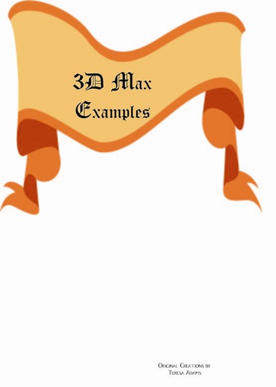 3D Graphics: Original Work created